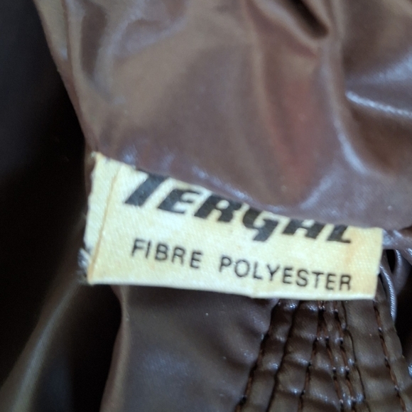 Vintage Fusalp Made in France Brown Ski Jacket Faux Fur Collar 70s 80s Size 16 - Picture 11 of 12